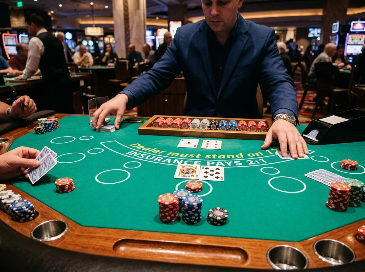Blackjack v SpinBoss live casino games